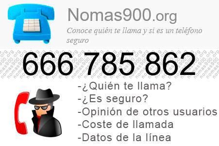 Teléfono 666785862