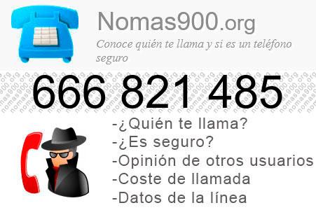 Teléfono 666821485