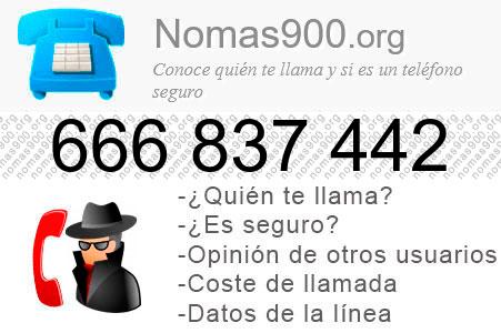 Teléfono 666837442