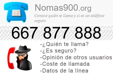 Teléfono 667877888