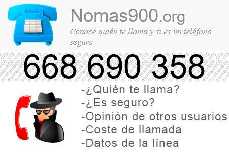Teléfono 668690358