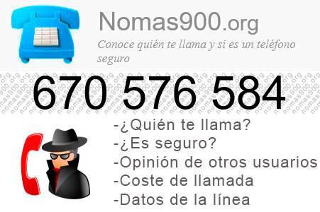 Teléfono 670576584