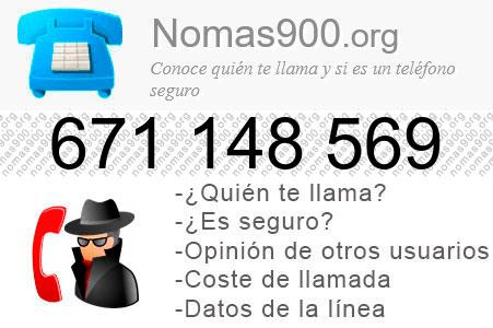 Teléfono 671148569