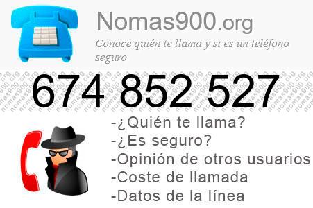 Teléfono 674852527