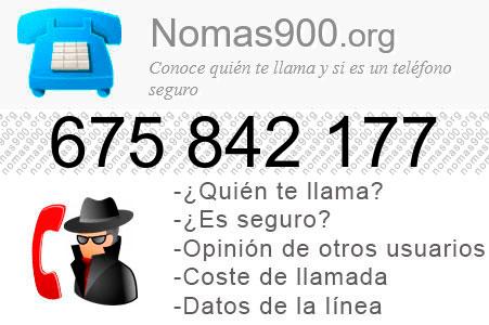 Teléfono 675842177