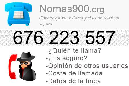 Teléfono 676223557