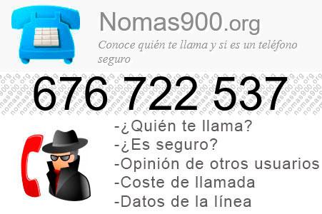 Teléfono 676722537