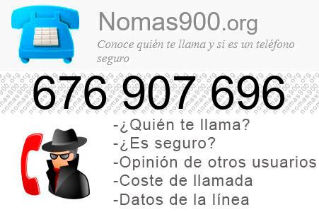 Teléfono 676907696