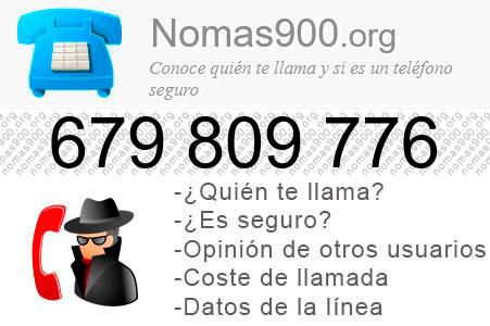 Teléfono 679809776