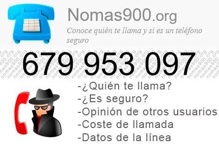 Teléfono 679953097