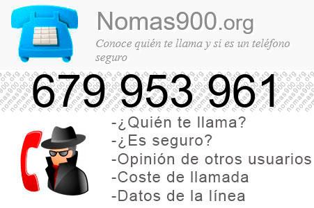 Teléfono 679953961