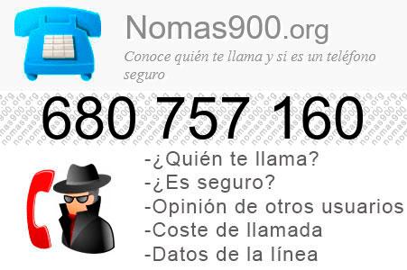 Teléfono 680757160