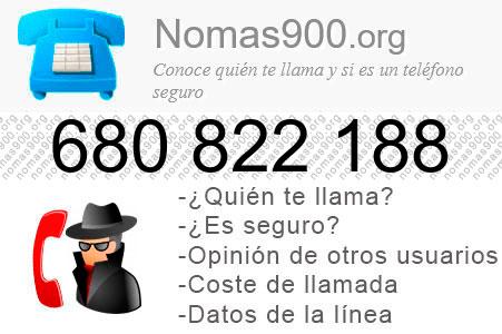 Teléfono 680822188