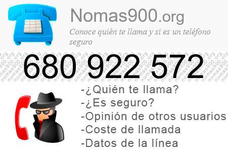 Teléfono 680922572