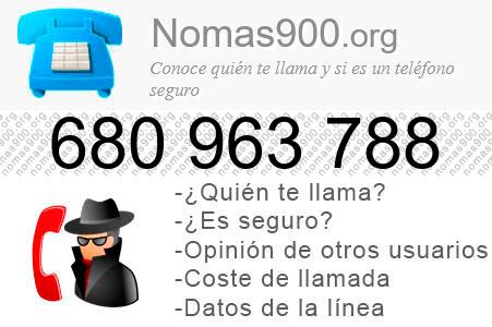 Teléfono 680963788