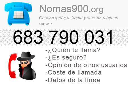 Teléfono 683790031