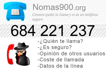 Teléfono 684221237