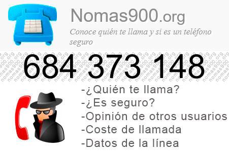 Teléfono 684373148