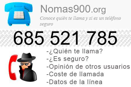 Teléfono 685521785