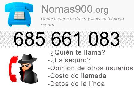 Teléfono 685661083