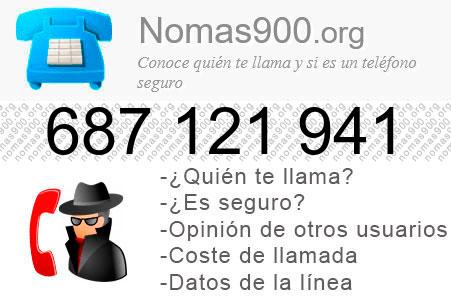Teléfono 687121941