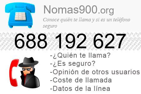 Teléfono 688192627