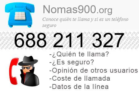 Teléfono 688211327