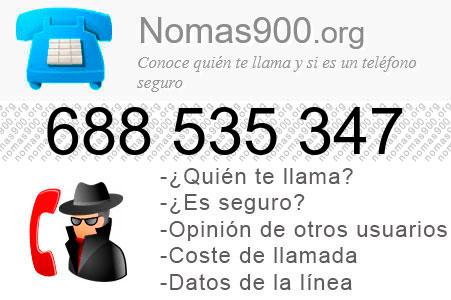 Teléfono 688535347