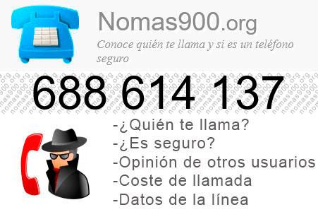 Teléfono 688614137