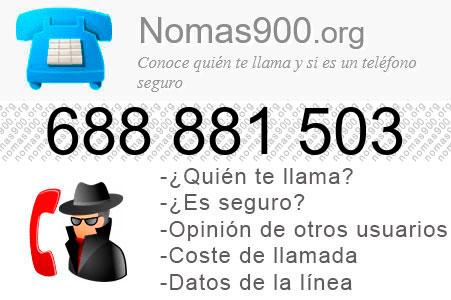 Teléfono 688881503