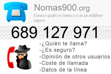 Teléfono 689127971