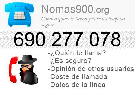 Teléfono 690277078