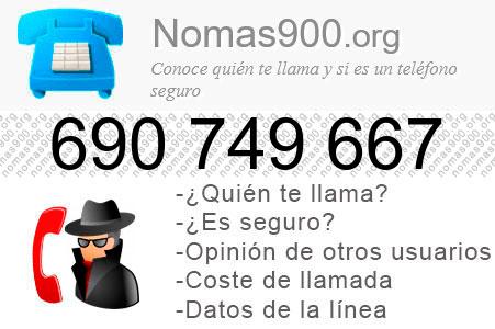 Teléfono 690749667