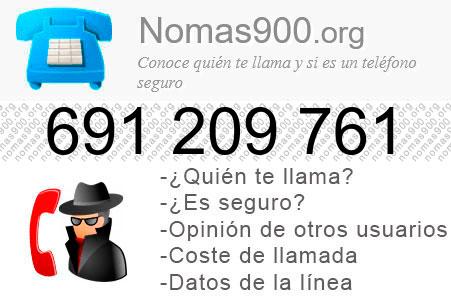 Teléfono 691209761