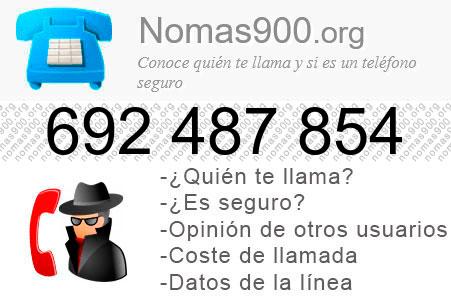 Teléfono 692487854