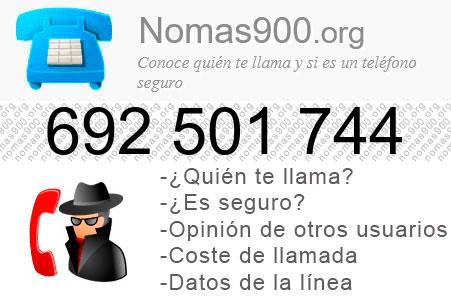 Teléfono 692501744