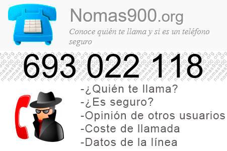 Teléfono 693022118