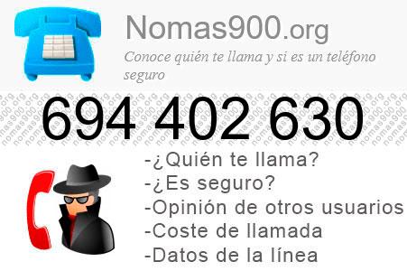 Teléfono 694402630