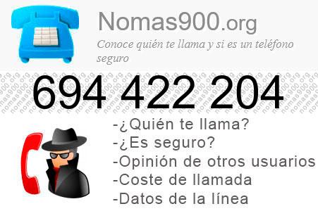 Teléfono 694422204