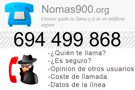 Teléfono 694499868