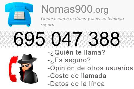 Teléfono 695047388