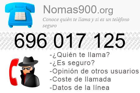 Teléfono 696017125