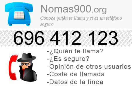 Teléfono 696412123