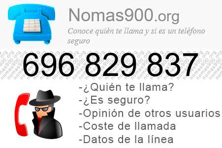 Teléfono 696829837