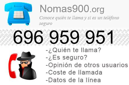 Teléfono 696959951