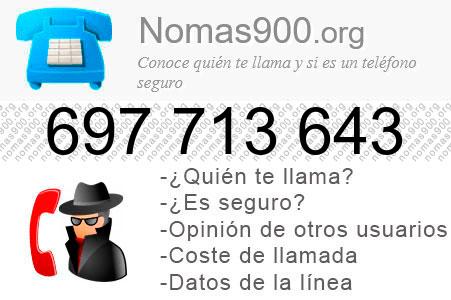 Teléfono 697713643