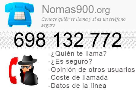 Teléfono 698132772