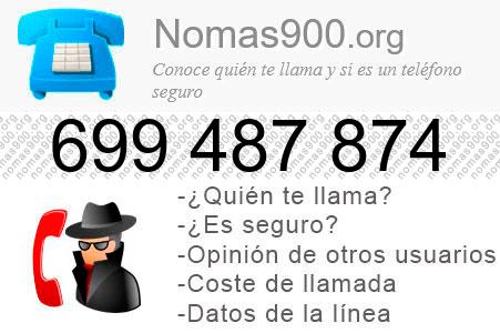 Teléfono 699487874