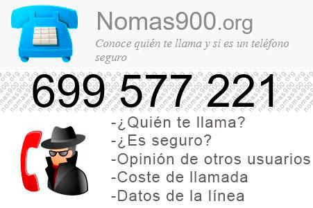 Teléfono 699577221
