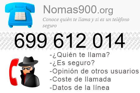 Teléfono 699612014